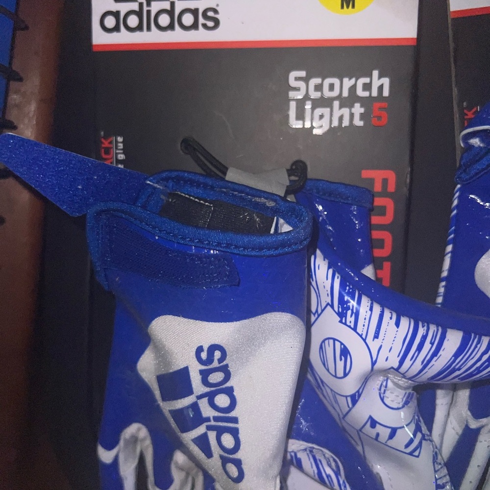 Brand new Youth Adidas football gloves size small & medium sold together or sep